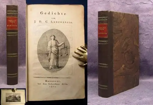 Lauenstein, J.D.V. Gedichte 1801 Belletristik Klassiker Literatur Lyrik js