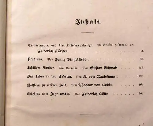 Deutsche Pandora Gedenkbuch zeitgenöss. Zustände u. Schriftsteller 4in 2 1840 js