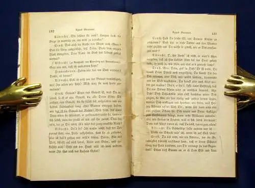 Hebbel Agnes Bernauer  1855 Belletristik Literatur Klassiker Lyrik Lyrika mb