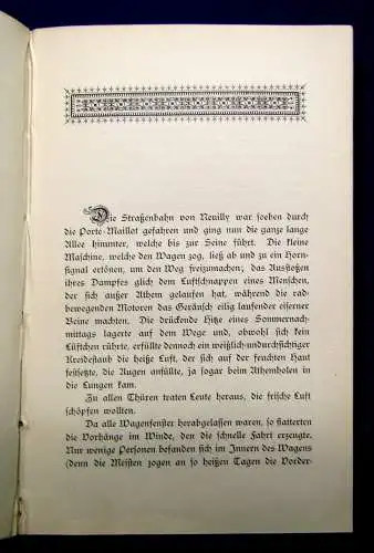 Maupassant Novellen 1892 deutsche Erstausgabe Belletristik Lyrik Gedichte mb
