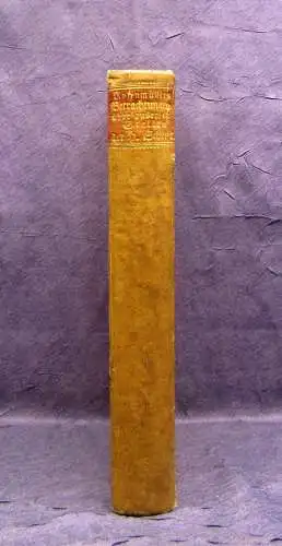 Rosenmüller Betrachtungen ü. auserl. Stellen der heiligen Schrift 1778 Selten mb