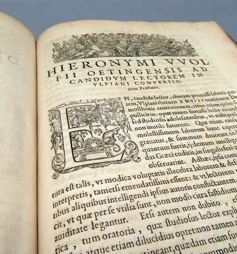 Demosthenes / Wolf, Hieronymus Demosthenis et Aeschinis principum [...] 1604 am