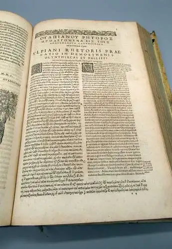 Demosthenes / Wolf, Hieronymus Demosthenis et Aeschinis principum [...] 1604 am