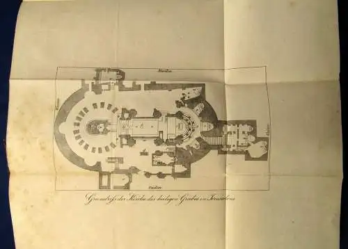 Raumer Palästina Mit 1 Plan von Jerusalem,1 Karte, Grundriß der Kirche 1838 js