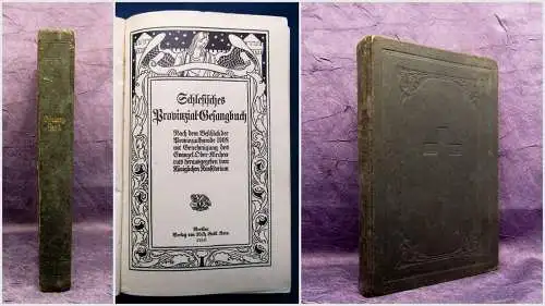 Schleßisches Provinzial- Gesangbuch 1910 Religion Christentum js