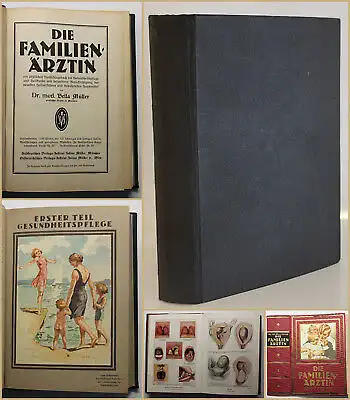 Müller Die Familien- Ärztin 1928 Medizin Nachschlagewerk Wissen Krankheit sf