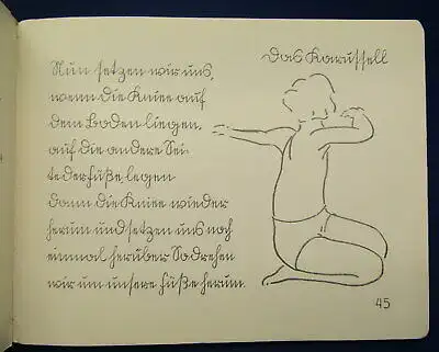 Großtopff Kinder spielen Gymnastik 1935 EA Rowohlt Verlag 45 Zeichnungen