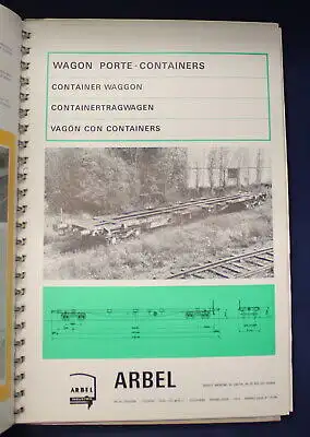 Arbel Industrie Wagon- Katalog um 1983 Wirtschaft Handel Politik Züge js