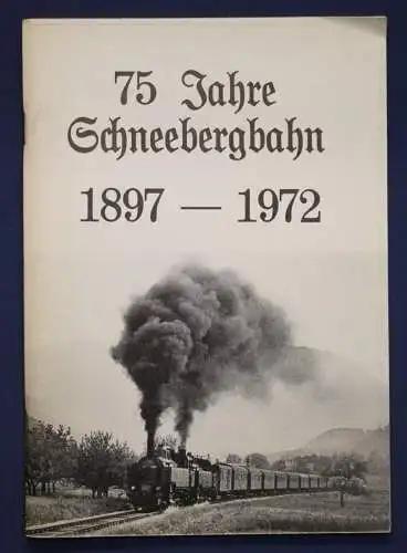 75 Jahre Schneebergbahn um 1980 Technik Geschichte Sachsen Saxonica sf