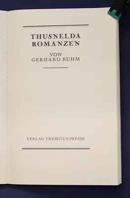 Richter, Grasshoff, Rühm, Konvolut 3 Bücher Eremiten Presse 1972/ 75/ 79 js  