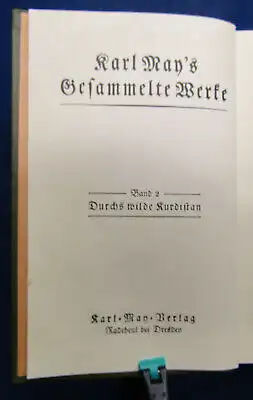 Karl May's Gesammelte Werke 2. Band "Durchs wilde Kurdistan" Klassiker sf
