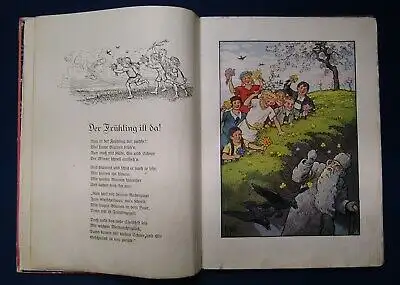 Kubel Hab Sonne im herzen um 1920 selten Frühlingsbilderbuch mit Bildern js