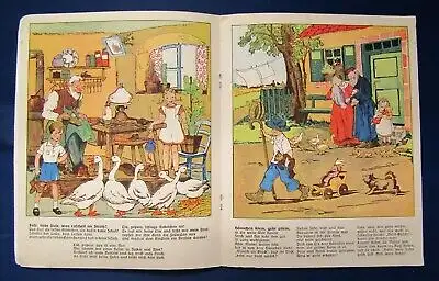 Schilfarth Sing mit uns um 1935 Alte Kinderlieder mit fröhlichen Bildern  js