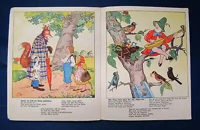 Schilfarth Sing mit uns um 1935 Alte Kinderlieder mit fröhlichen Bildern  js