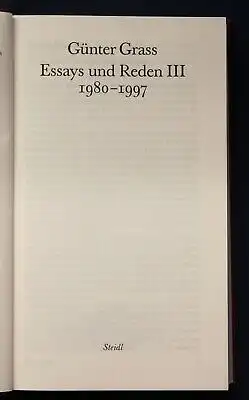 Günter Grass Werkausgabe 9 Bände (1,2,6,10,12,13,14,15,16) 1997 Belletristik js