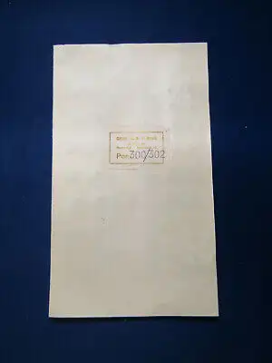 Original Musterblatt für Samtbänder der Gebr. E. & S. Bing um 1910 Technik sf