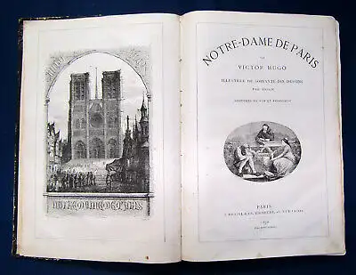 Hugo Notre - Dame de Paris 1870 Frankreich Geschichte Ortskunde Architektur sf