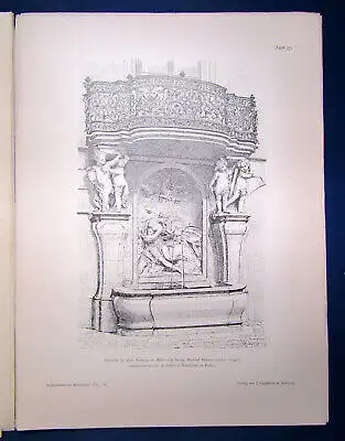 Eisenlohr/ Weigle Architektonische Rundschau 9. Jhg Lieferung 10 1893 Kunst sf