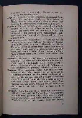 Leyst Hoche und Bonaparte Drama in vier Akten, vier Essais 1914 Geschichte js