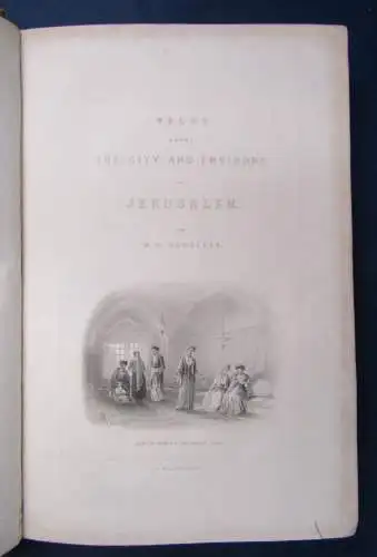 Bartlett Walks about The City and Environs of Jerusalem 1844 Ortskunde js