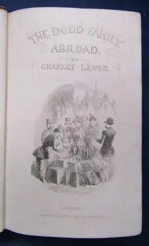 Lever The Dodd Family Abroad 2 Bde (von 3) Die Dood Familie im Ausland 1854  js 
