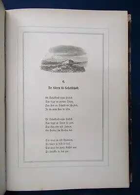 Groth Quickborn 1856 1. illustrierte Ausgabe Holzschnitte und Zeichnungen js