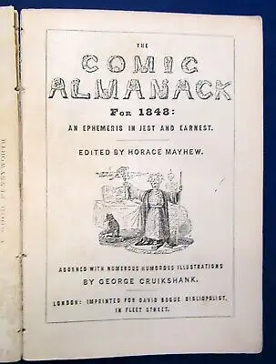 The Comic Almanack For 1848 An Ephemeris in Jest and Earnest by Cruikshank js