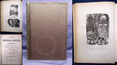 Oeuvres de Francois Rabelais contenant la vie de Gargantua 1854 Klassiker js
