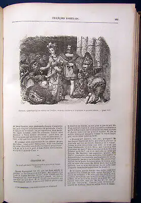 Oeuvres de Francois Rabelais contenant la vie de Gargantua 1854 Klassiker js