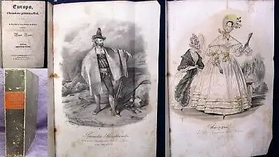 Lewald Europa Chronik der gebildeten Welt 1836 3. Band Geschichte Ortskunde js