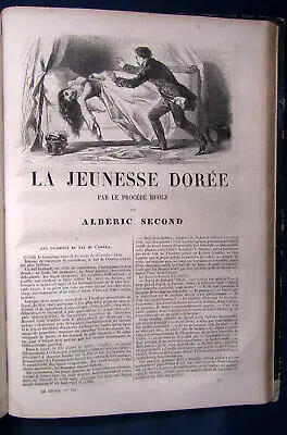 Dumas, Second,Perrin Romans Illustres um 1870 Zusammenstellung ill. Romane  js