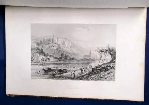 Guinot L' Ete A Bade um 1840 illustriert v. Johannot,Lami Rundumgoldschnitt js
