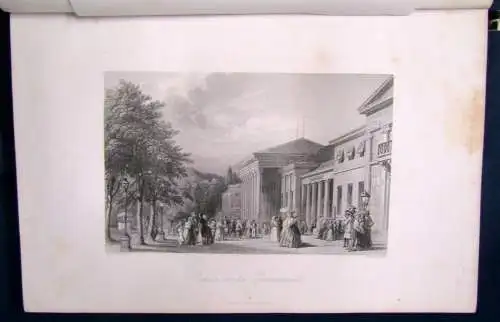 Guinot L' Ete A Bade um 1840 illustriert v. Johannot,Lami Rundumgoldschnitt js