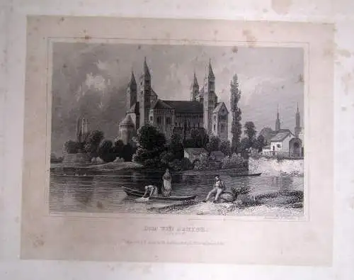Blaul Der Kaiserdom zu Speier. Führer und Erinnerungsbuch. 1860 EA Geschichte sf