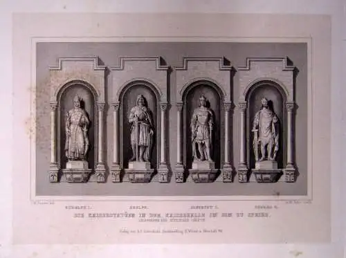 Blaul Der Kaiserdom zu Speier. Führer und Erinnerungsbuch. 1860 EA Geschichte sf