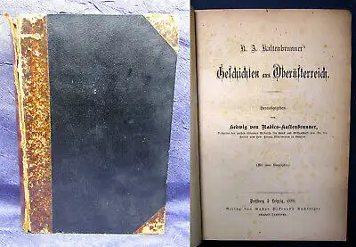 Kaltenbrunner Geschichten aus Oberösterreich 1880 selten Ortskunde Geschichte js