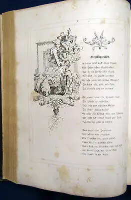 Uhlands Gedichte 1867 mit Holzschnitten Weltliteratur Klassiker Dichter js