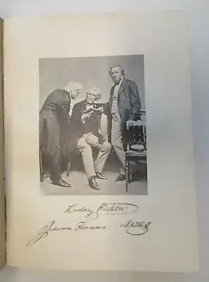 Hoff Amt und Muße, Ludwig Richter als Freund 1903 Widmungsexemplar Künstler  js