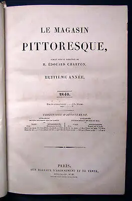 charton Le Magasin Pittoresque 1840 Der malerische Laden Geschichten Lyrik js