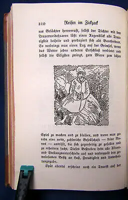 Töpffer Reißen im Ziczack 1912 Georg Müller Verlag Geschichten Erzählungen  js