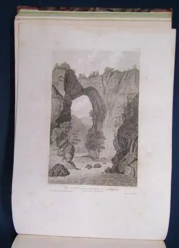 Meyers Universum Sehenswerthesten und Merkwürdigkeiten 1.Bd Stahlstich 1834 js 