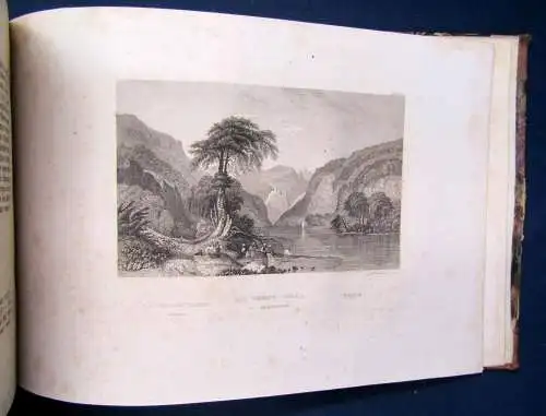 Meyers Universum Sehenswerthesten und Merkwürdigkeiten 1.Bd Stahlstich 1834 js 