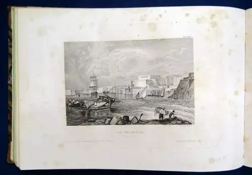 Meyers Universum Sehenswerthesten und Merkwürdigkeiten 1.Bd Stahlstich 1834 js 
