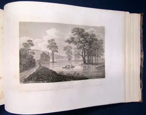 Meyers Universum Sehenswerthesten und Merkwürdigkeiten 1.Bd Stahlstich 1834 js 