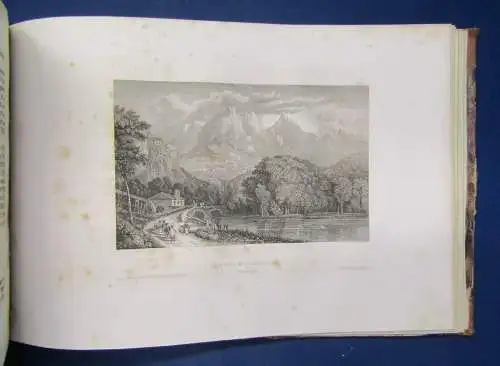 Meyers Universum Sehenswerthesten und Merkwürdigkeiten 1.Bd Stahlstich 1834 js 