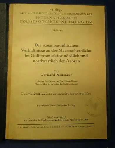 Neumann Die ozeanographischen Verhältnisse an der Meeresoberfläche 1940 js