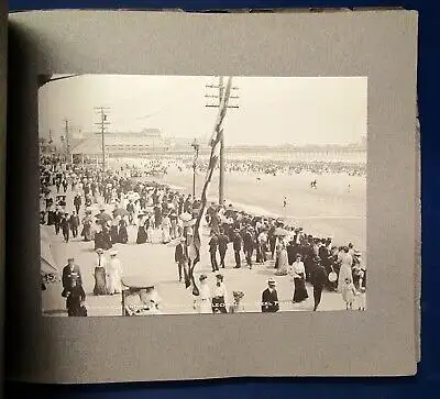 Sammelbilderalbum Atlantic City vollständig mit 21 Abb. auf Tafeln um 1920 js