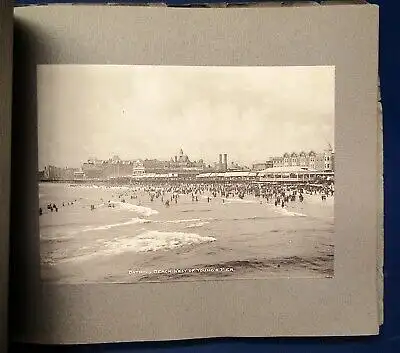Sammelbilderalbum Atlantic City vollständig mit 21 Abb. auf Tafeln um 1920 js