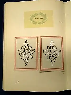 Klingspor Über Schönheit von Schrift und Druck 1949 Geschichte Erfahrung js