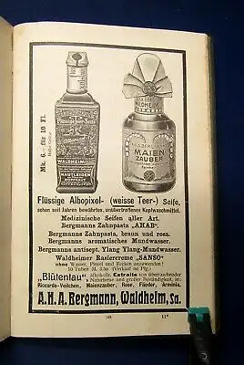 Drogisten- Jahrbuch Taschenkalender 1910 Bildband Werbung Handel Wirtschaft js
